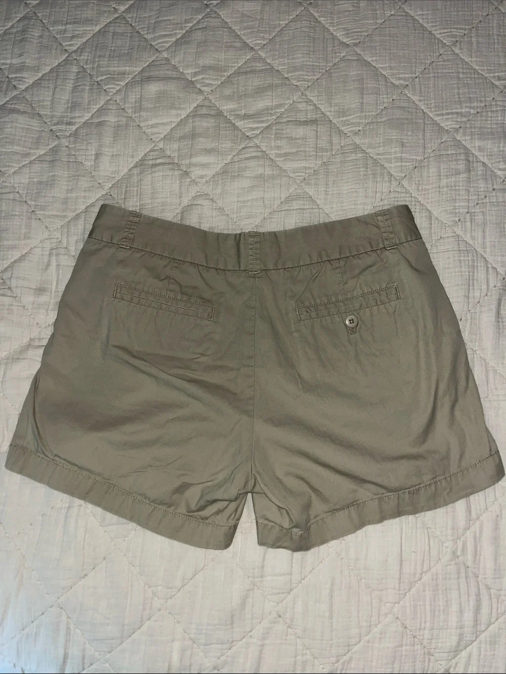 J. Crew Khaki Cotton Chino Bermudas